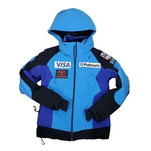 Spyder Sponsor Jacket USST Womens Ski Team Ladies Size 12 Insulated Waterproof
